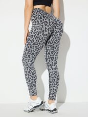 Leopard Print Yoga Pants - Image 4